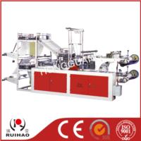 Computer control two-layer rolling bag-making machine for vest & flat bags